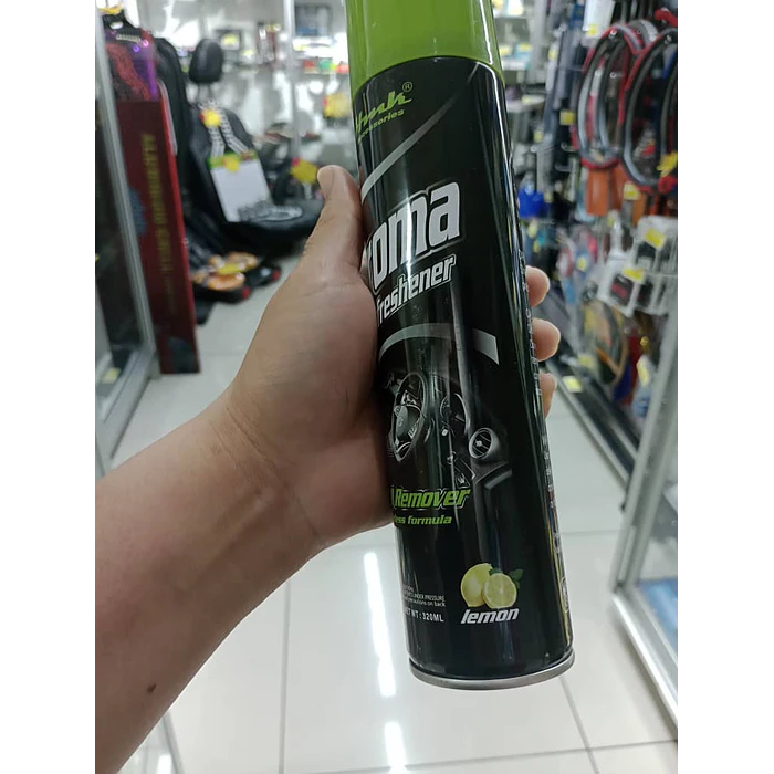 Aromatizante de autos en Spray aroma limón removedor de olores 320ml 3