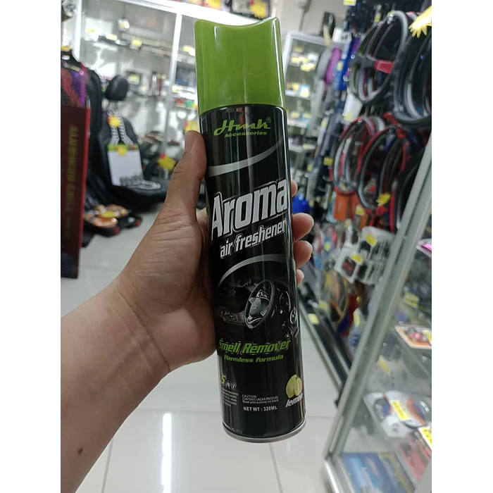 Aromatizante de autos en Spray aroma limón removedor de olores 320ml 7