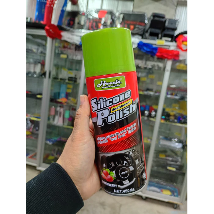 Silicona renovador de plásticos cuero y vinilo para interior de autos 450ml frutilla 7