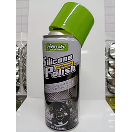 Silicona renovador de plásticos cuero y vinilo para interior de autos perfume 450ml 