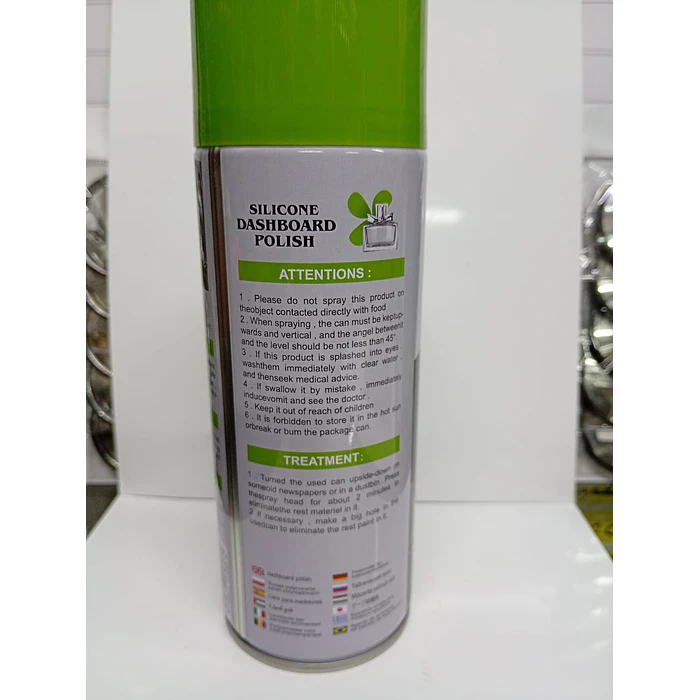 Silicona renovador de plásticos cuero y vinilo para interior de autos perfume 450ml  2
