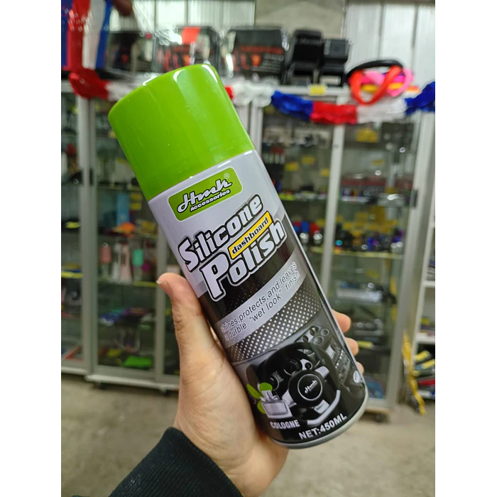 Silicona renovador de plásticos cuero y vinilo para interior de autos perfume 450ml  5
