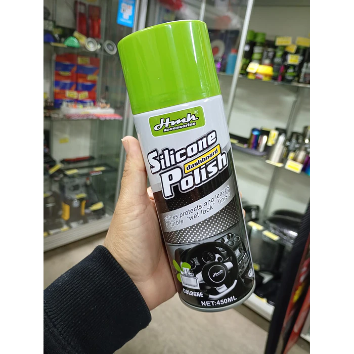 Silicona renovador de plásticos cuero y vinilo para interior de autos perfume 450ml  6