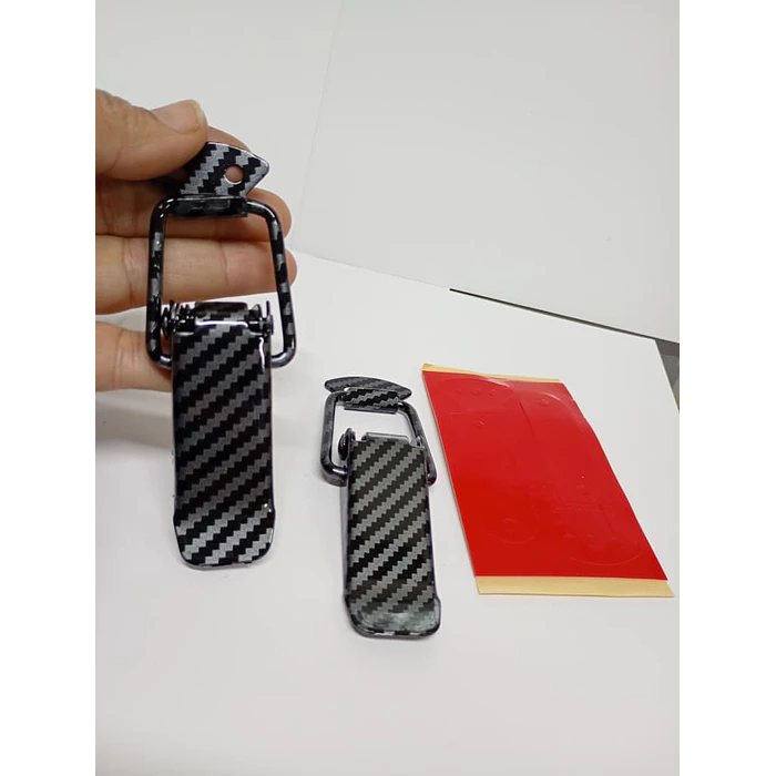 Par de clip X2 ganchos sujetadores de parachoques 9cm* 2.5cm 2