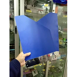 JUEGO DE 2 GUARDABARROS / FALDONES LATERALES AZULES PARA AUTOS 