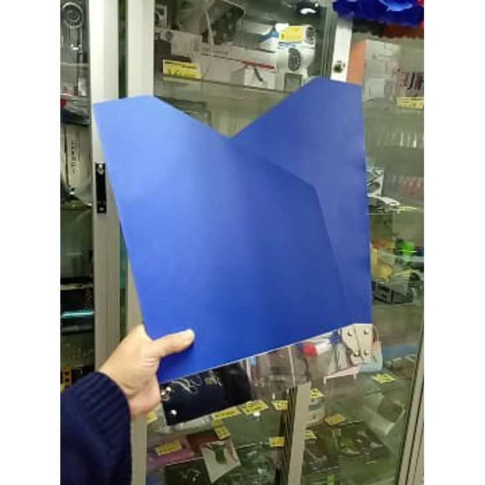 JUEGO DE 2 GUARDABARROS / FALDONES LATERALES AZULES PARA AUTOS  1