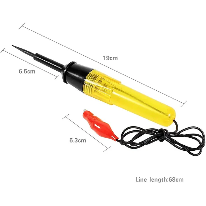 BUSCA POLO PROBADOR DE CORRIENTE AUTOMOTRIZ CON LUZ 6–24V 7