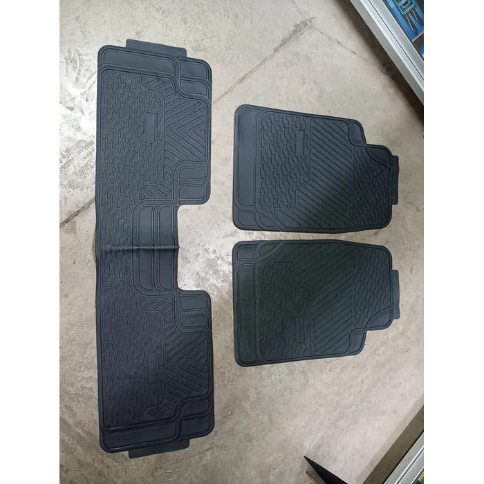 Pisos de Goma Universal para Autos y Suv 3 Piezas Camello Grandes 8