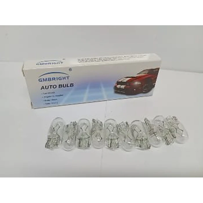 Caja 10 Ampolletas T10 W5W 12V 5W Halógenas de Posición y  Patente de autos 1