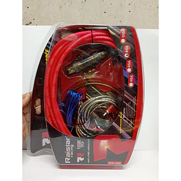 Kit de cables de audio y sonido amplificación para auto, Modelo Premium Número 8