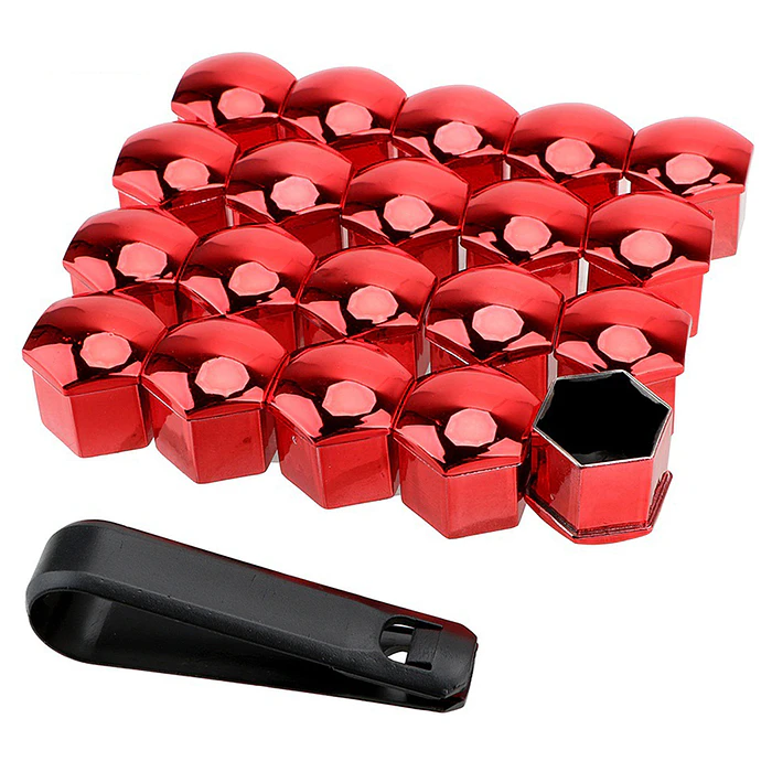 Cubierta de tuercas de neumáticos de auto decorativa exterior 17mm 4