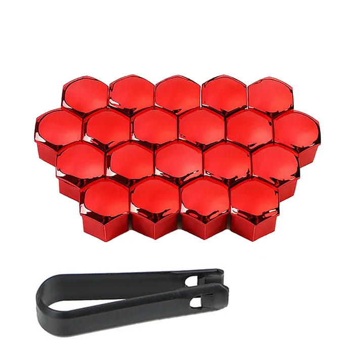 Cubierta de tuercas de neumáticos de auto decorativa exterior 17mm 5