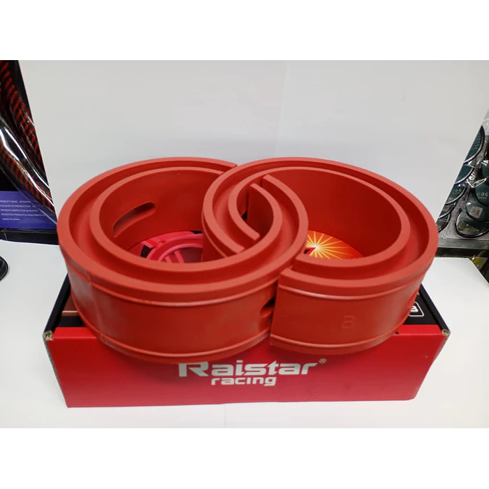 X2 Jinke topes de goma para aspirales de SUV, amortiguador de impacto y mejorar confort talla B  2