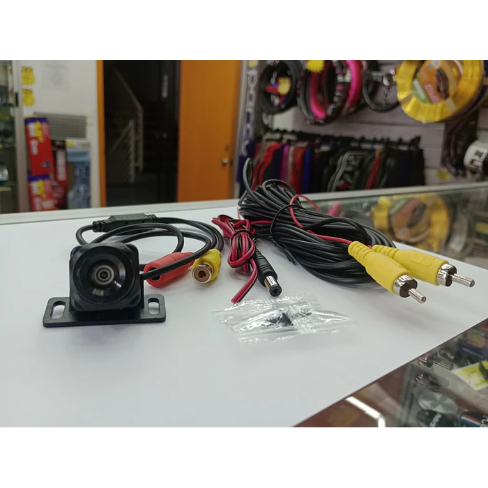 Camara de retroceso para autos 1080p 170°grados camara de respaldo de estacionamiento automático impermeable con visión nocturna antiinterferencias ajustable gran angular 1