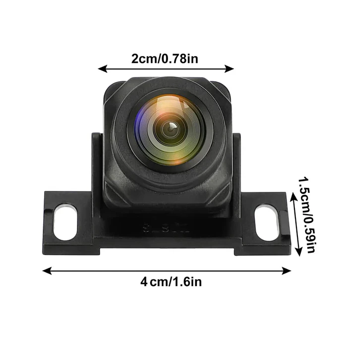 Camara de retroceso para autos 1080p 170°grados camara de respaldo de estacionamiento automático impermeable con visión nocturna antiinterferencias ajustable gran angular 7