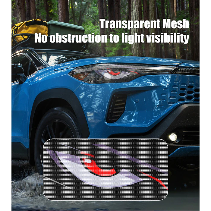 Vinilo Ojos Demonio para Faros de Auto Malla Adhesiva Universal Tuning 50x30 cm 11