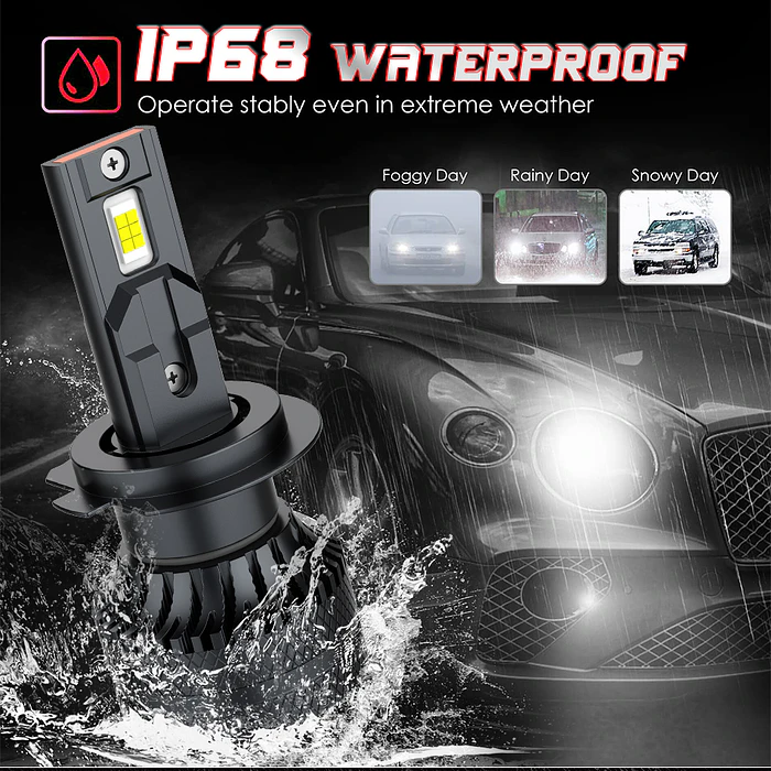 Ampolletas LED H7 Auto Blanca 12V 40.000LM CSP 6