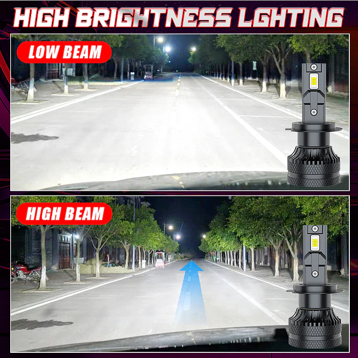 Ampolletas LED H7 Auto Blanca 12V 40.000LM CSP 10
