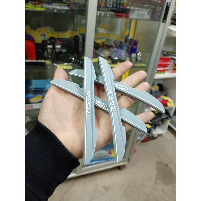 X4  topes de puertas tira de goma anticolision antiarañazo Sparco  4