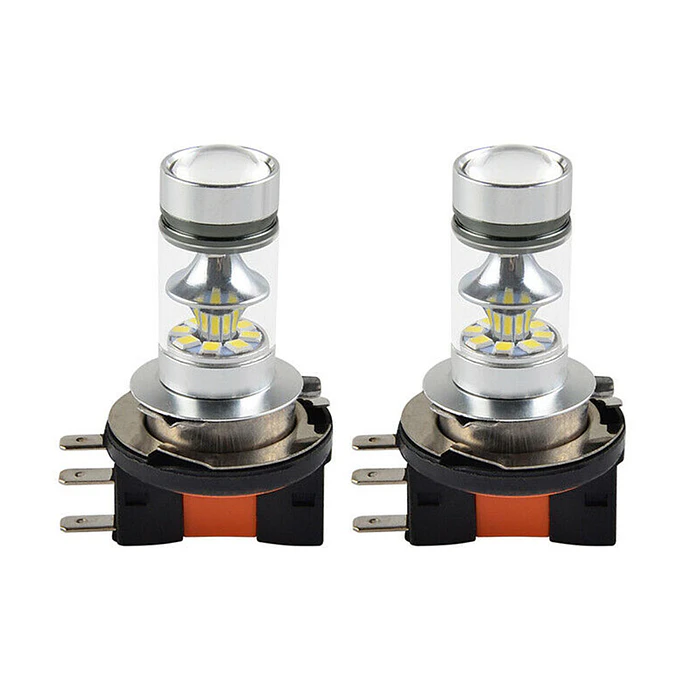  PAR DE AMPOLLETAS LED H15 100W – LUZ ALTA + DRL 1