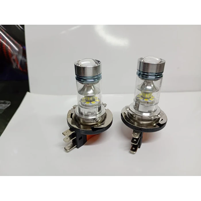  PAR DE AMPOLLETAS LED H15 100W – LUZ ALTA + DRL 7
