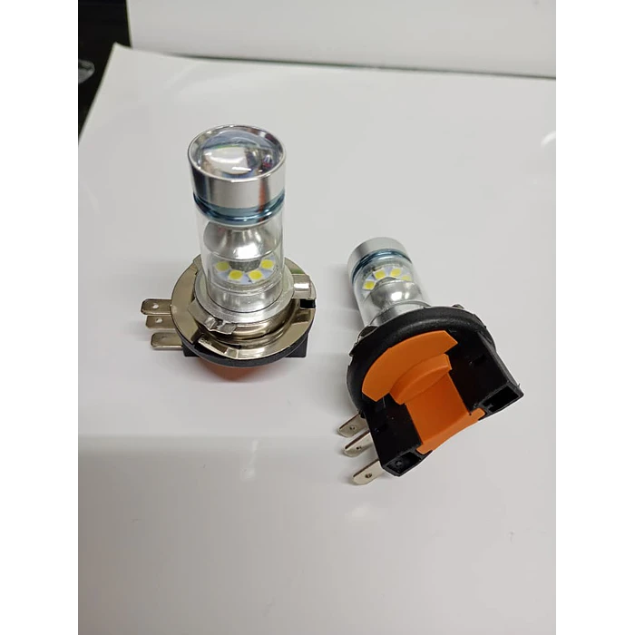  PAR DE AMPOLLETAS LED H15 100W – LUZ ALTA + DRL 16