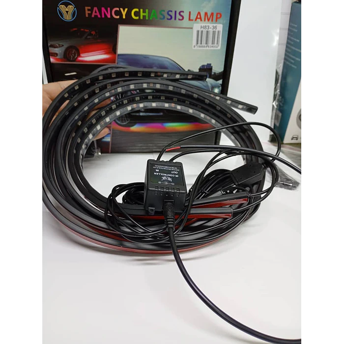 Luz LED Multicolor con control para Auto - ¡Ilumina tu Chasis y Transforma tu Vehículo! 2