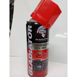 Silicona renovador de plásticos cuero y vinilo gladiator aroma frutal Cherry  450ml