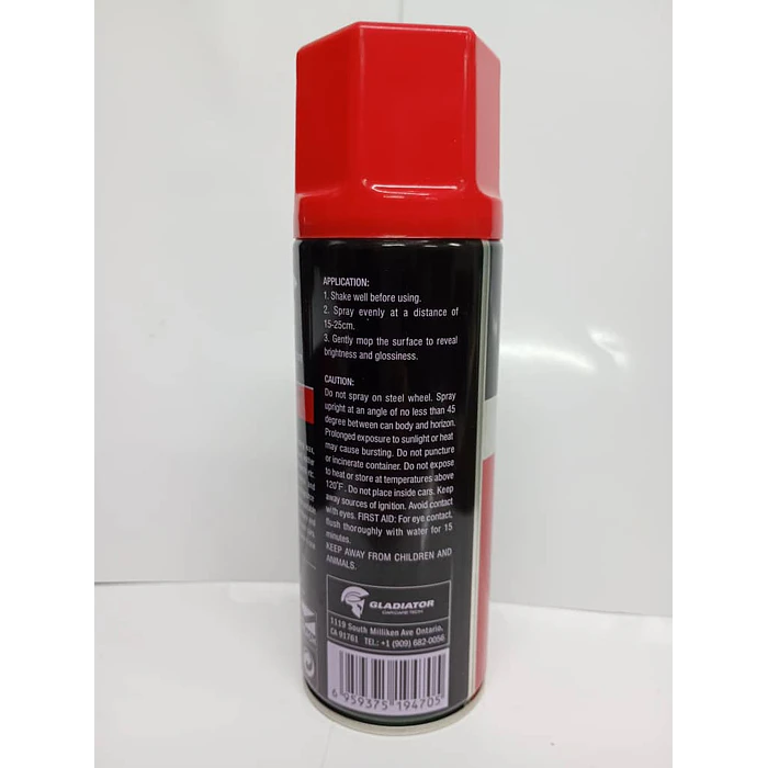 Silicona renovador de plásticos cuero y vinilo gladiator aroma frutal Cherry  450ml 3