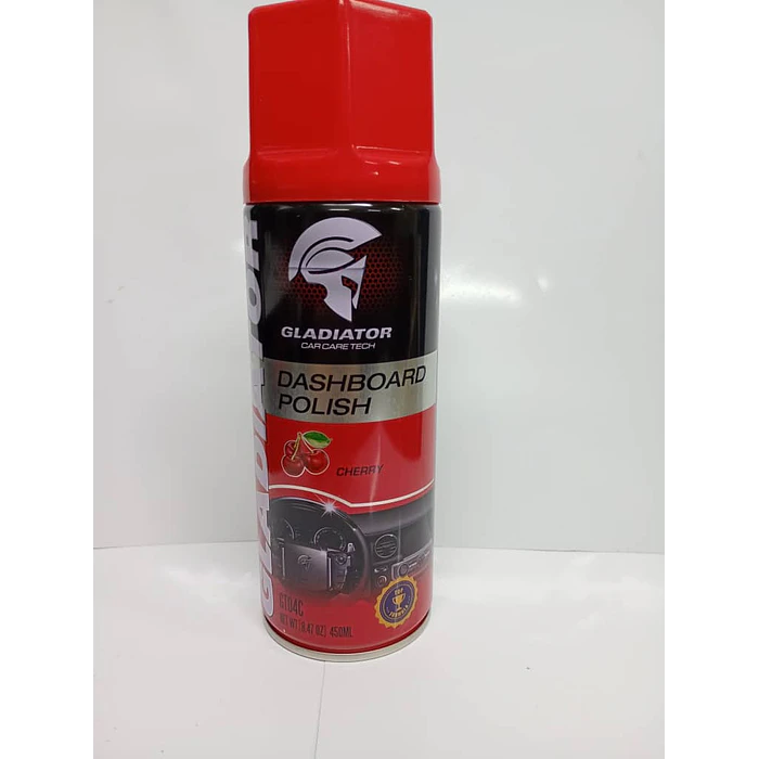 Silicona renovador de plásticos cuero y vinilo gladiator aroma frutal Cherry  450ml 5