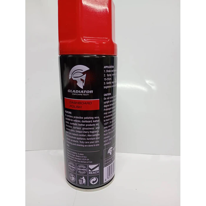 Silicona renovador de plásticos cuero y vinilo gladiator aroma frutal Cherry  450ml 7