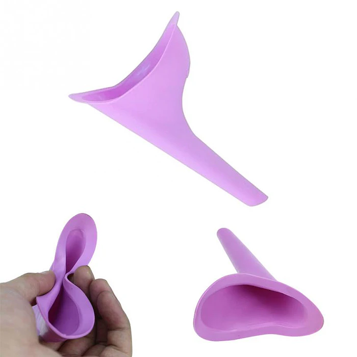 Urinario portátil femenino de emergencia reutilizable, inodoro de 11