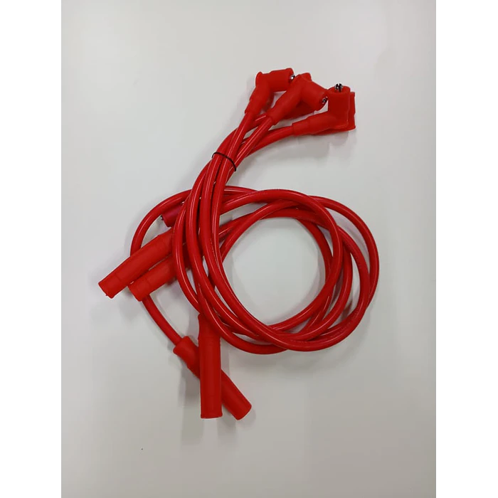 JUEGO 5 CABLES DE BUJÍAS ALTO VOLTAJE UNIVERSAL AUTOS 3