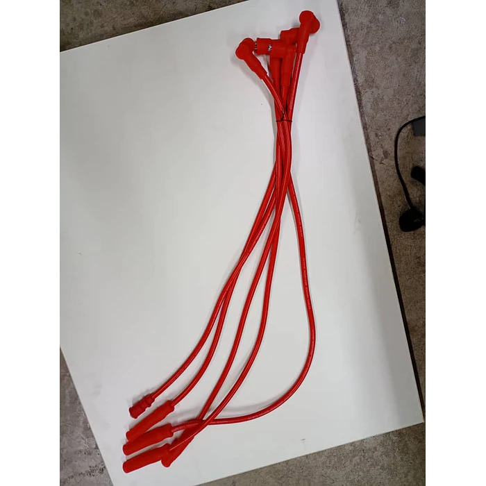 JUEGO 5 CABLES DE BUJÍAS ALTO VOLTAJE UNIVERSAL AUTOS 10
