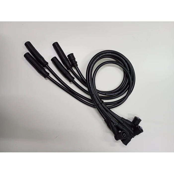 JUEGO 5 CABLES DE BUJÍAS ALTO VOLTAJE UNIVERSAL AUTOS 10