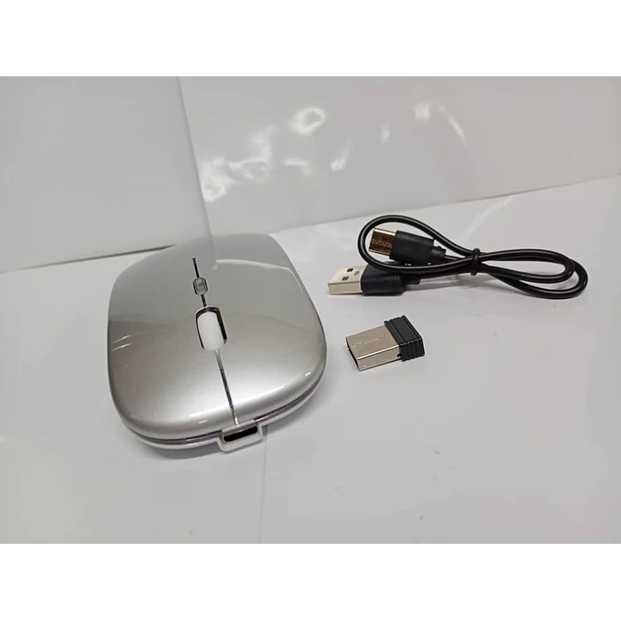Mouse Inalámbrico Bluetooth Recargable USB PC Notebook 7