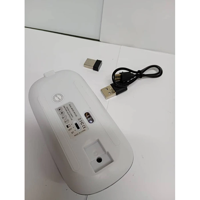 Mouse Inalámbrico Bluetooth Recargable USB PC Notebook 8