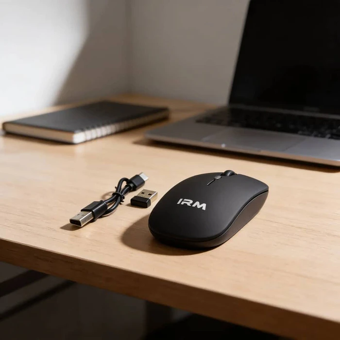 Mouse Inalámbrico Bluetooth Recargable USB PC Notebook 13
