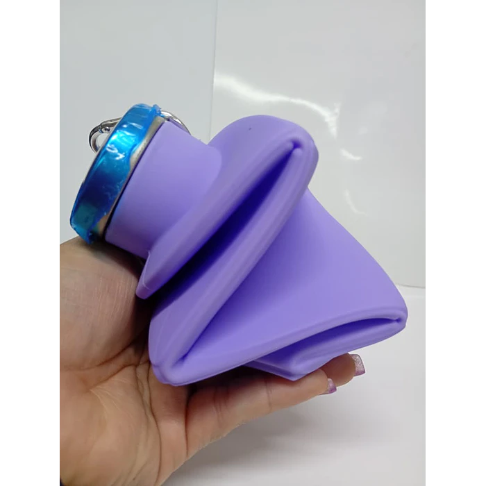 Botella Plegable Silicona Para Agua Deportiva Reutilizable 6