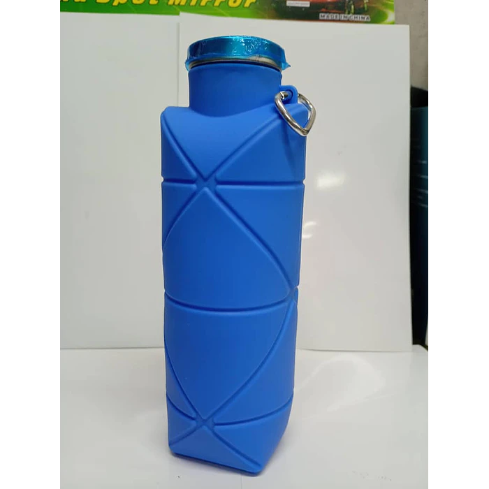 Botella Plegable Silicona Para Agua Deportiva Reutilizable 8