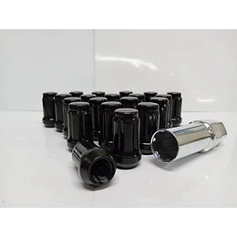 20 Tuercas De Seguridad Para Llantas Auto Con Llave 12mm* 1.5 