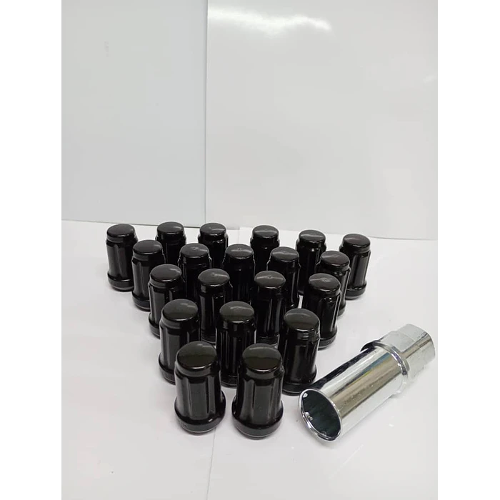 20 Tuercas De Seguridad Para Llantas Auto Con Llave 12mm* 1.5  5