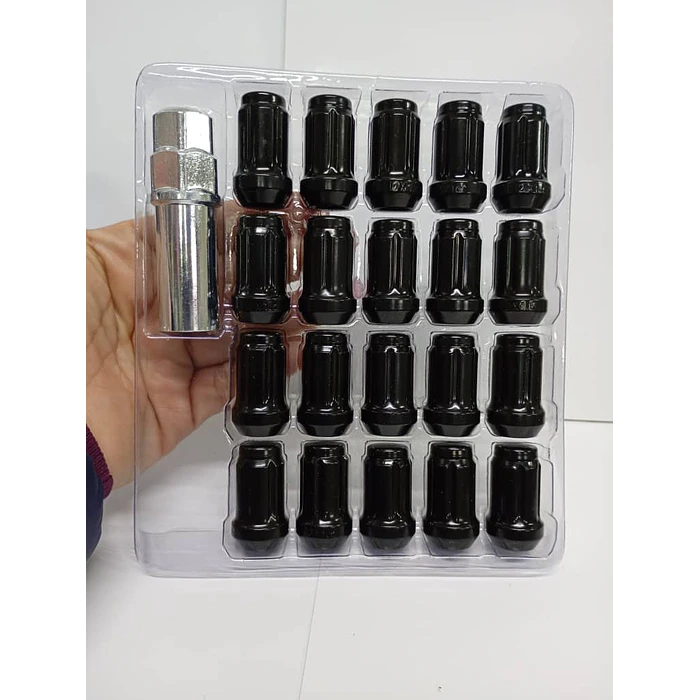 20 Tuercas De Seguridad Para Llantas Auto Con Llave 12mm* 1.5  7