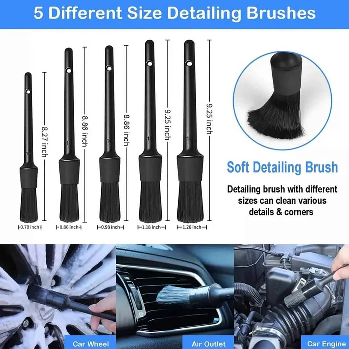 Kit Pulido de Auto Limpieza Tapiz 25 Piezas Pads Para Taladro  3