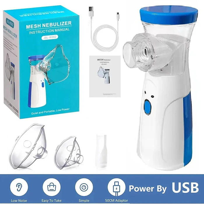 Nebulizador Portátil Inhalador USB A Pilas Adulto Niño 7