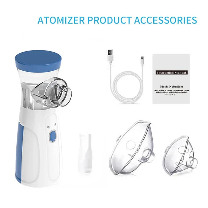 Nebulizador Portátil Inhalador USB A Pilas Adulto Niño 12