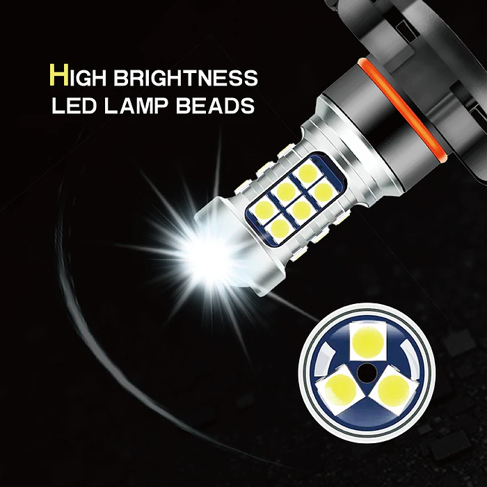 Par Ampolletas Led PSX24W Canbus Neblineros Sin Error 8