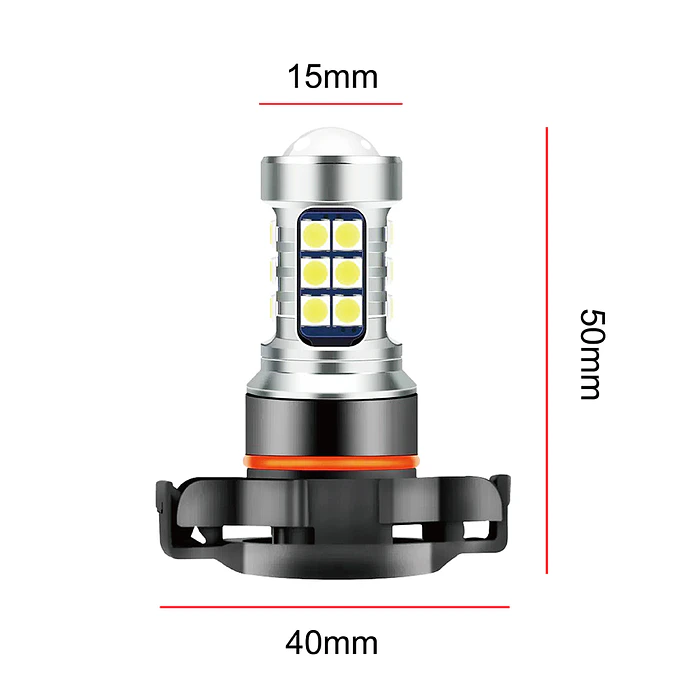 Par Ampolletas Led PSX24W Canbus Neblineros Sin Error 11