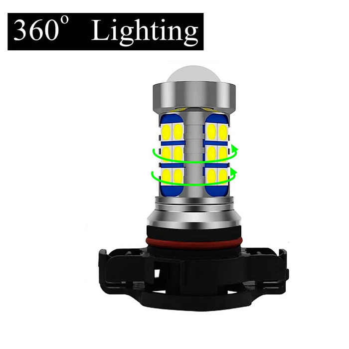 Par Ampolletas Led PSX24W Canbus Neblineros Sin Error 12
