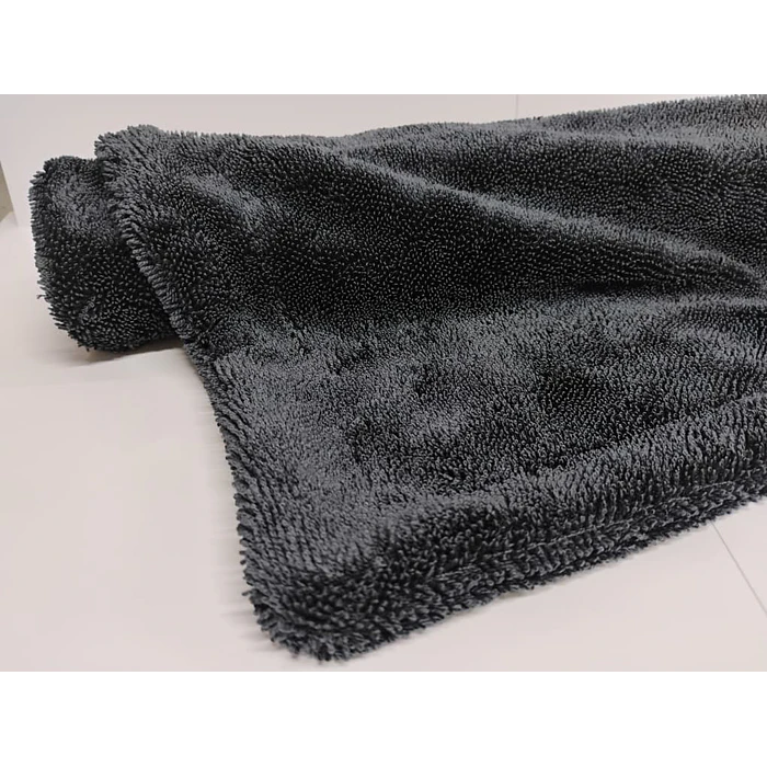 Super paño de Microfibra toalla de Ultra Secado - Calidad PREMIUM  1200GSM 60x40cm sin bordes ✨ color negro 9
